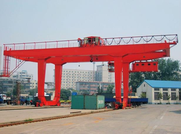 نوع U Design New Design Movable 80 Ton Rail Sted Gantry Crane